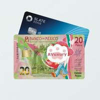 Cute Strawberry 20 Peso Bill Credit Card Skin Sticker Decal