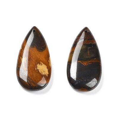 Natural Tiger Iron Pendants