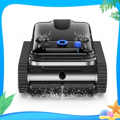 [FallDealsForYou] TASVAC Y50 Cordless Robotic Pool Cleaner, Waterline Cleaning Climbing Walls, Automatic Pool Vacuum 260Mins,...