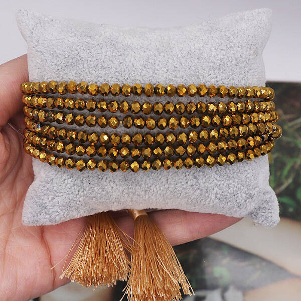 Glass Beads Wrap Bracelets for Women