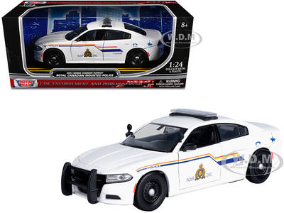 2023 Dodge Charger Pursuit Police Car RCMP (Royal Canadian Mounted Police) White Law Enforcement and Public Service Series 1/...