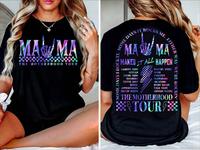 Cotton Short Sleeve  T-Shirt The Motherhood Tour Bundle Some Days I Rock It Some Days It Rocks Me Either Way Were Rockin Mama...