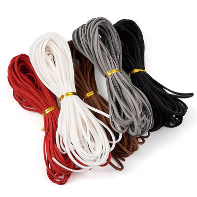 50 Yards 5 Colors Flat Faux Suede Cord