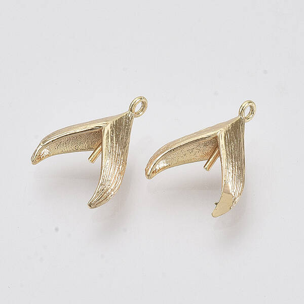 Brass Peg Bails Pin Pendants