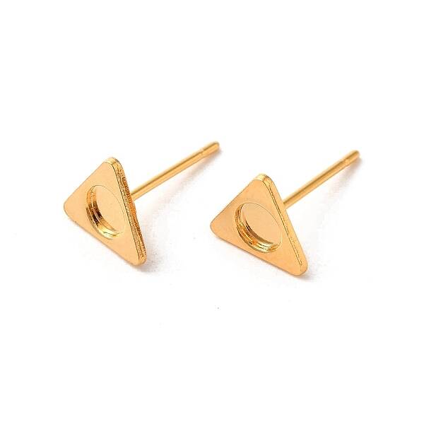 Triangle 304 Stainless Steel Studs Earrings