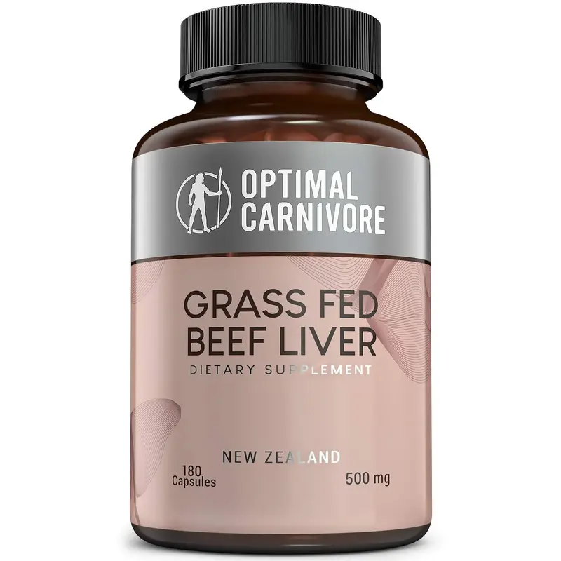 Grass Fed Beef Liver Capsules, Grassfed Beef Liver Supplement, Desiccated Beef Liver Capsules, Beef Liver Supplement Grass Fe...