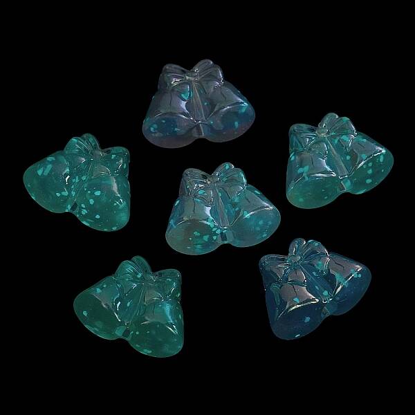 Luminous UV Plating Rainbow Iridescent Acrylic Beads