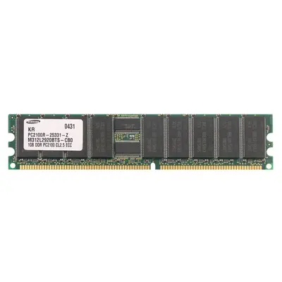 M312L2920BTS-CB0 Samsung 1GB DDR-266MHz RDIMM 1Rx4 CL2.5 Memory