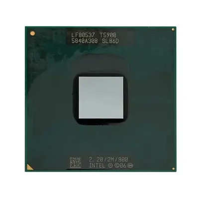 SL6LQ Intel Core 2 Duo T5900 Dual-Core 2.20GHz 800MHz FSB 2MB L2 Cache Socket P Processor