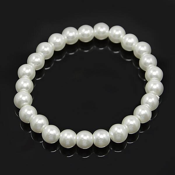 Stretchy Glass Pearl Bracelets