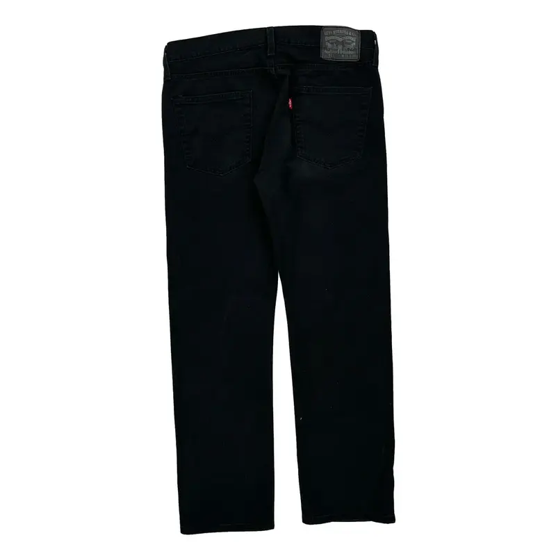 513 Levis Jeans - 34W 28L Black Cotton Blend