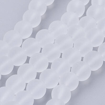Transparent Glass Bead Strands
