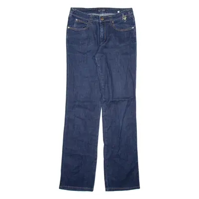 ARMANI JEANS Womens Jeans Black Regular Straight W28 L31