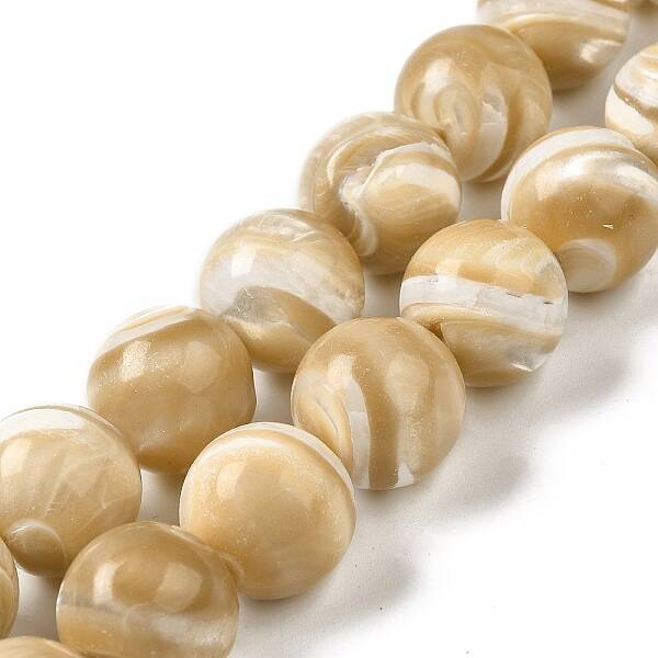 Natural Trochus Shell Beads Strands