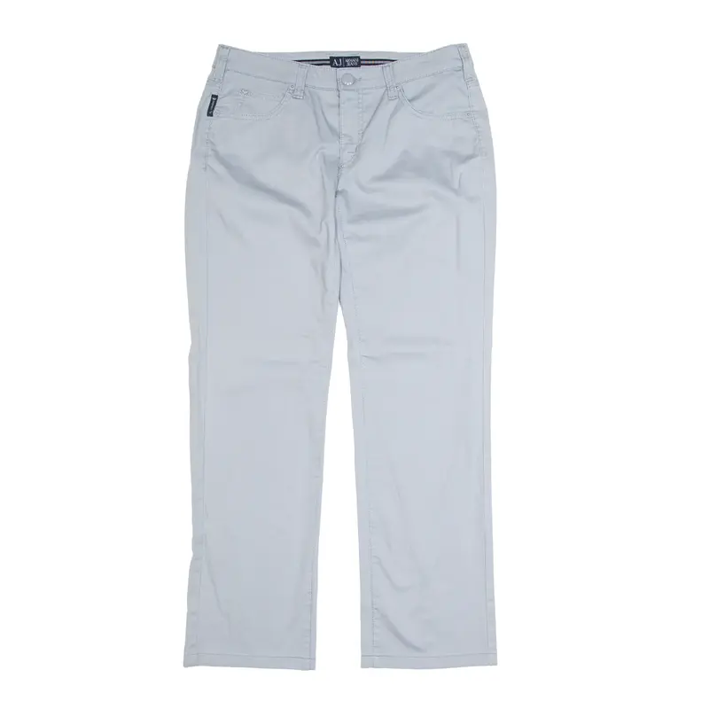 ARMANI JEANS Grey Regular Bootcut Trousers Womens W30 L30