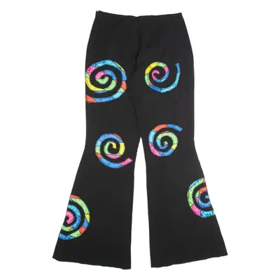 Womens Trousers Black Regular Flared W28 L32