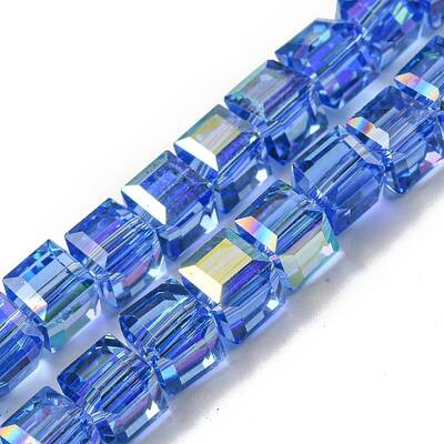 Electroplate Glass Beads Strands