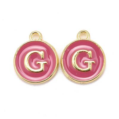 Golden Plated Alloy Enamel Charms