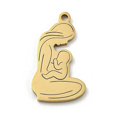 Mother's Day 201 Stainless Steel Pendants