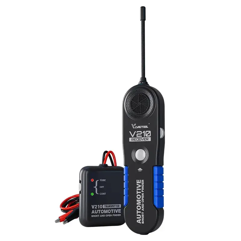 VDIAGTOOL V210 Automotive Electrical Open & Short Finder Circuit Tester Wire Breaker Finder Wire Tracer Fault Probe DC 6-42V ...