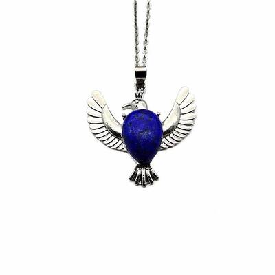 Peace Dove Water Droplet Crystal Necklace Pendant Fashion Ornament Simple Pendant