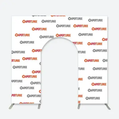 Custom Welcome Door Arch Party Backdrop Cover