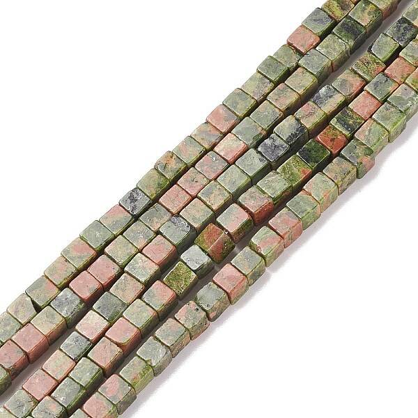 Natural Unakite Beads Strands