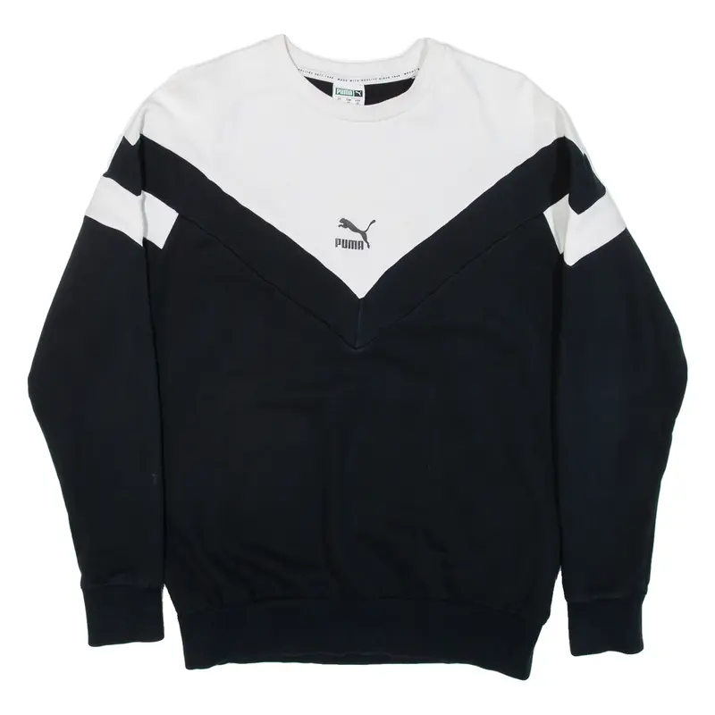 PUMA Mens Sweatshirt Black XS