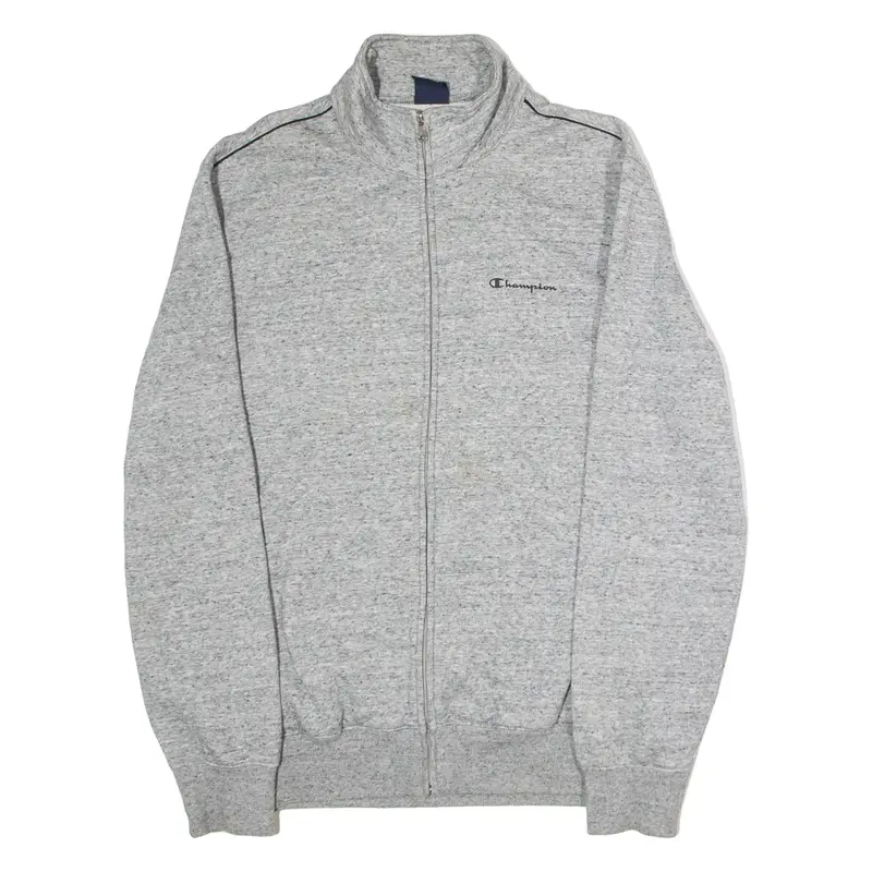 CHAMPION Mens Track Jacket Grey Jersey XL