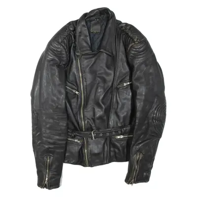 Mens Jacket Black Leather M