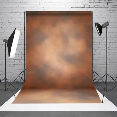 Brown Gray Vague Smoky Abstract Textured Backdrop - Aperturee