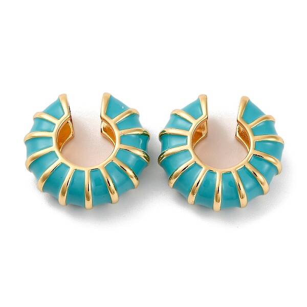 Brass Cuff Earrings for Women
