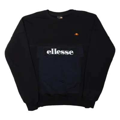 ELLESSE Mens Sweatshirt Black XS