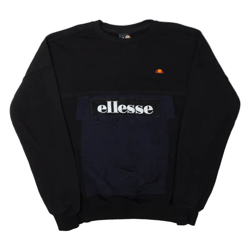 ELLESSE Mens Sweatshirt Black XS