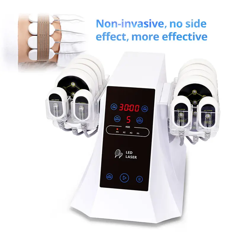 160MW Lipo Laser Lipolysis Liposuction Machine with 12Pcs 635NM 650NM Laser Pads for Spa Salon Studio Home Use | LY-12111J