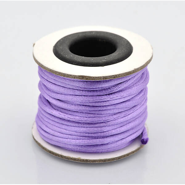 Macrame Rattail Chinese Knot Making Cords Round Nylon Braided String Threads