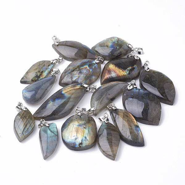 Natural Labradorite Pendants