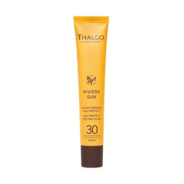 Thalgo Fluido Solare Viso Spf 30 Riviera Sun Age Protect (Fluido Fondente) 50 Ml