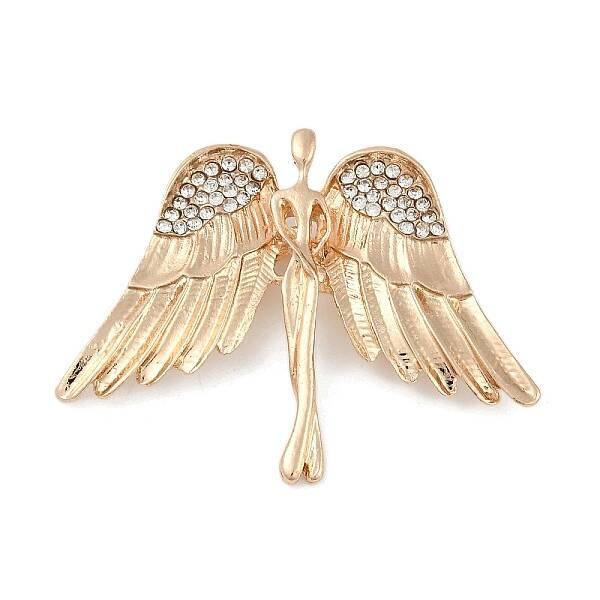Zinc Alloy Crystal Rhinestone Brooches for Backpack Clothes