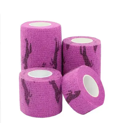 Sports Wristband, 1 Count Self-adhesive Wrap Tape, Solid Color Sport Outdoor Accessories Supplies, Wrist Straps, Men Gifts, F...