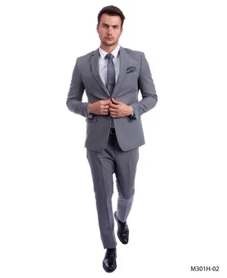 Tazio Men's Executive 2-Piece Suit - Bold Colors