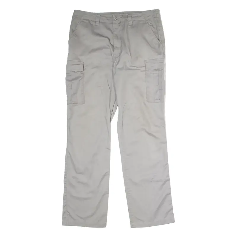 ARTIME Cargo Mens Twill Trousers Green Regular Straight W36 L32