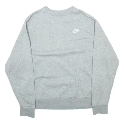 NIKE Mens Sweatshirt Grey M
