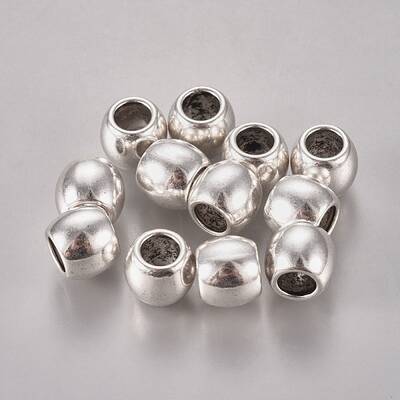 Tibetan Style Alloy European Beads