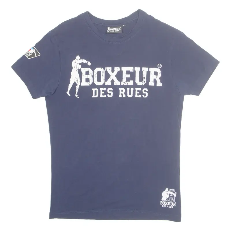 BOXEUR Mens T-Shirt Blue M
