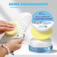 White Shoe Paste Cleaning Kit - Sneaker Stain Remover Paste - No-Rinse Formula with Sponge - Footwear, Comfort   maintainance...
