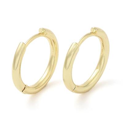 Rack Plating Brass Huggie Hoop Earrings