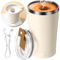 Automatic Stirring Coffee Cup (400ML) - Stainless Steel, Great for Coffee, Milk, Cocoa and Other Drinks Mug Electric Drinkwar...