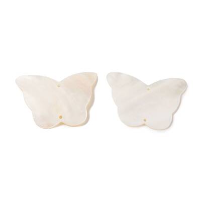 Natural Shell Connector Charms
