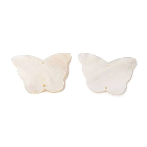 Natural Shell Connector Charms